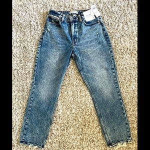 Abercrombie & Fitch Curve Love High Rise Mom Jean